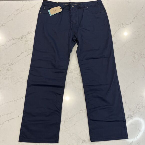Prana Bridger NEW Jeans Pants Mens 42 x 30 Blue Slim Straight Gorpcore Organic - Picture 1 of 13
